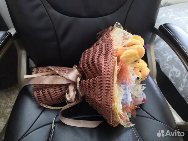 Букет из плюшевых собачек