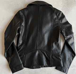 Новая кожаная куртка Massimo Dutti XS