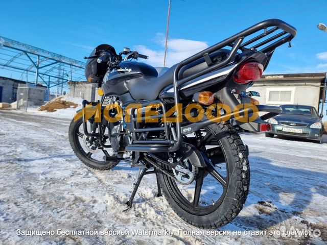 Мопед Nordwing Black 125/50 + шлем