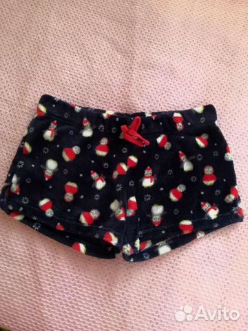 Новогодние теплые шорты размер 42-44