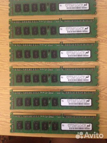 Память оперативная Apple mac Pro 5.1 memory 6x 1Gb