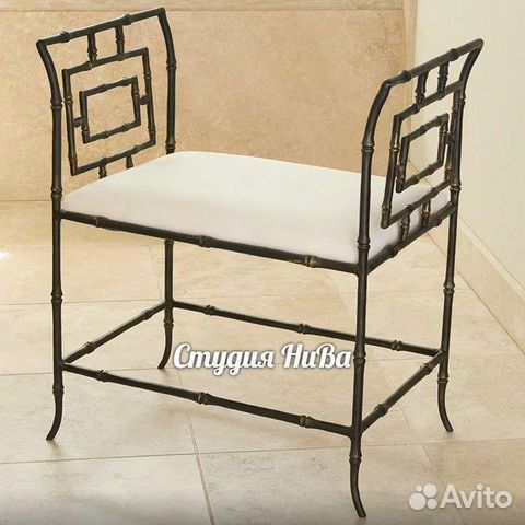 Кованая банкетка № 55
