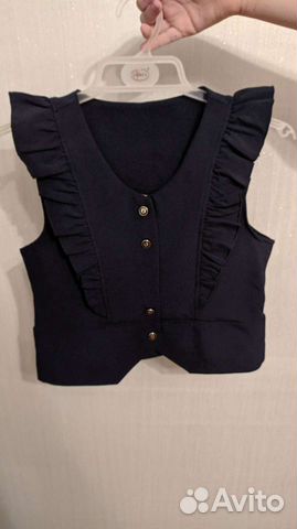 Жилет новый, школьная форма