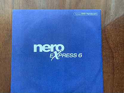 Nero express 6 Disc for DVD Handycam