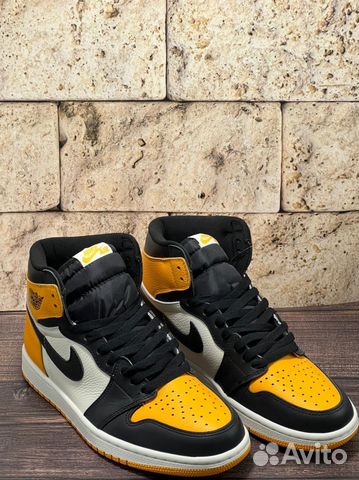 Nike Air Jordan 1 Retro High OG Yellow Toe Taxi