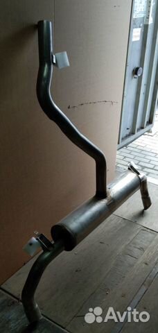 Задний дополнительный глушитель