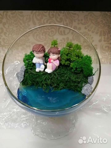 Флорариум в наличии, подарок на любой праздник