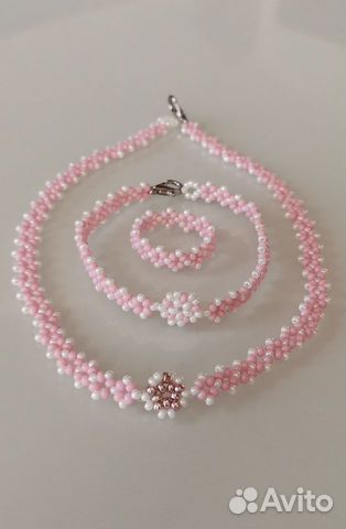 Бисер Чокер Браслет Кольцо