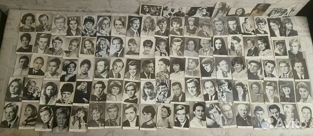 Фото открытки с артистами СССР