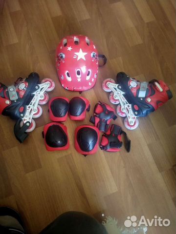 Роликовые коньки детские раздвижные