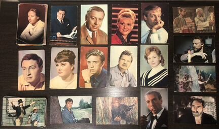 Открытки актёров, фото СССР