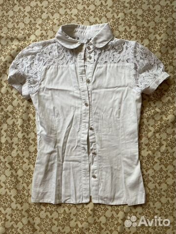 Блузка белая для девочек