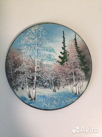 Настенное панно мрамор диаметр 170 мм