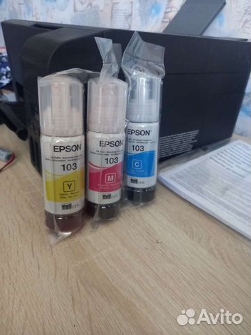 Чернила для принтера epson