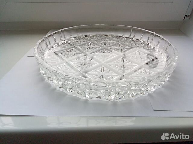 Хрустальное блюдо СССР