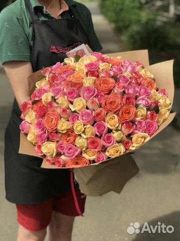 Букет 101 Роза, букеты из роз, розы