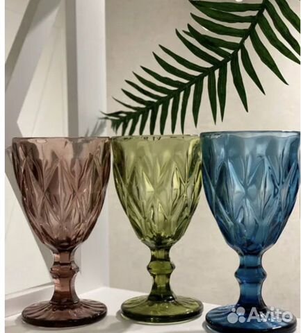 Рюмки и бокалы стильные набор 6 штук