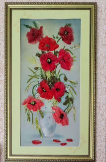 Картина Вышивка лентами