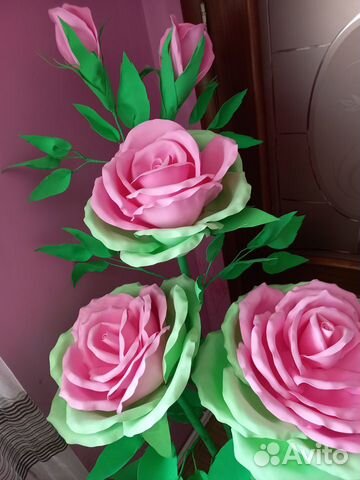 Роза, цветы, светильники, подарок на выпускной