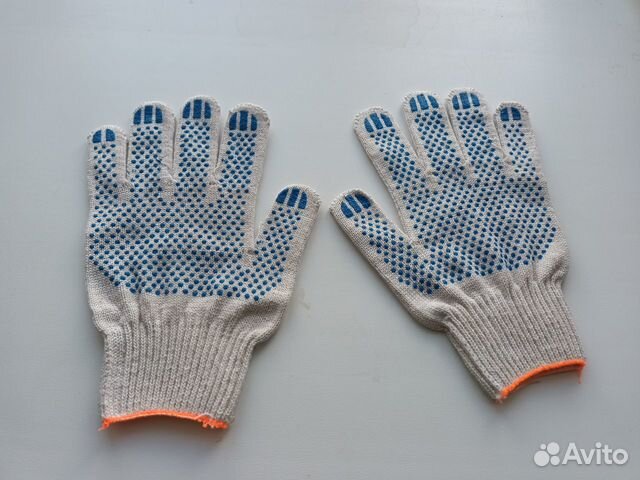 Перчатки хб с пвх