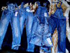 Новые джинсовые комбинезоны 10-12 лет