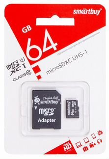 Карта памяти microsd 64GB
