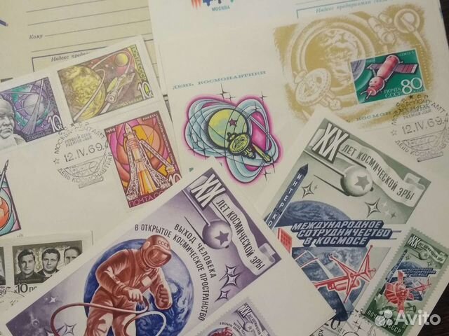 Почтовые конверты первого дня Космос 1968-1984 гг