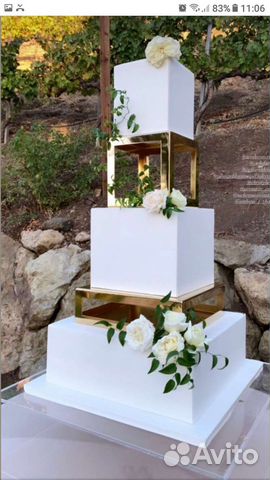 Фальш-ярусы для свадебного торта