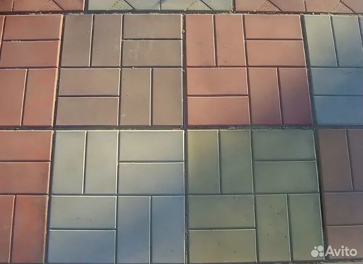 8 Кирпичей тротуарная плитка укладка