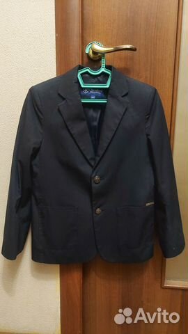 Пиджак школьный для мальчика 140