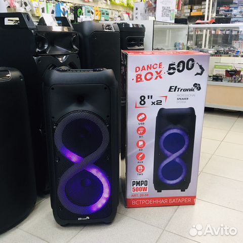 Мощная колонка блютуз 500вт Dance BOX караоке