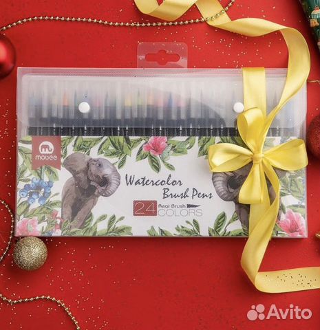 Новые Акварельные маркеры 24 цвета Mobee, Collart
