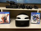 Playstation VR второй ревизии, два ps move, камера