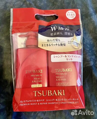 Шампунь для волос tsubaki тцубаки набор 2в1