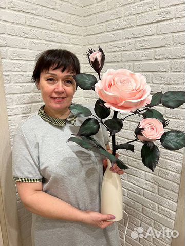 Светильник цветы