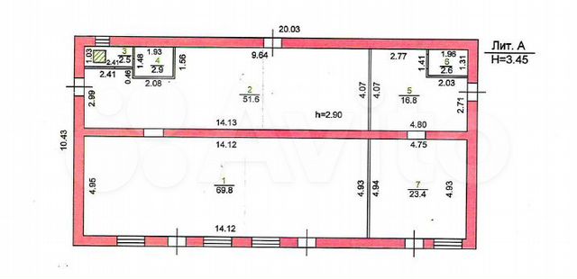 Отдельно стоящее здание около Магнита, 168.7 м²