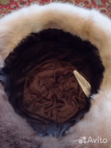 Шапка норковая женская