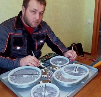 Ремонт электроплит, духовок, варочных панелей