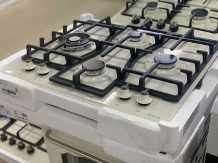 Газовая варочная панель Gorenje gw6d42cli бежевый