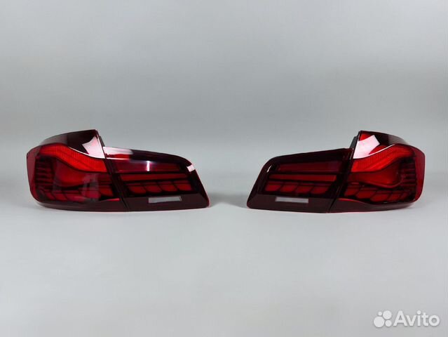 Стопы BMW 5-Series F10 09-17 Красные Vland O2504