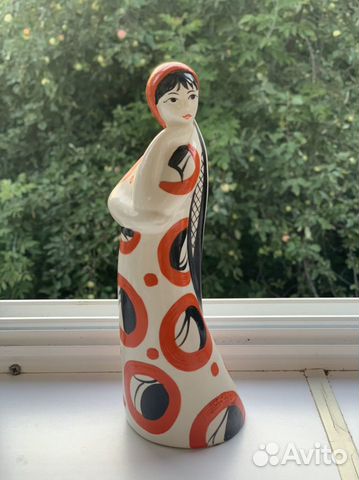 Статуэтка девушка с косой СССР 1960-е
