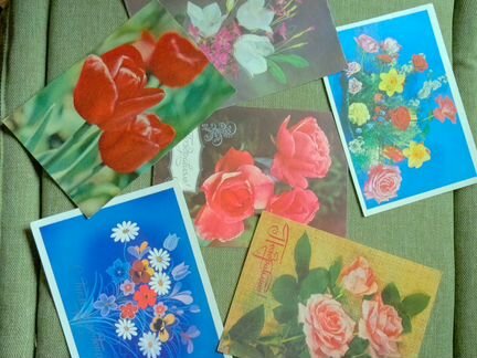 С Днем рождения и Поздравляю открытки 70-е СССР