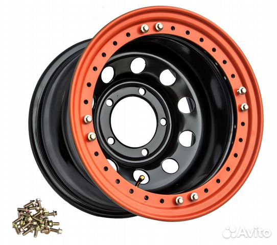 Диск УАЗ стальной 5x139,7 8xR15 d110 ET-24 с бедло