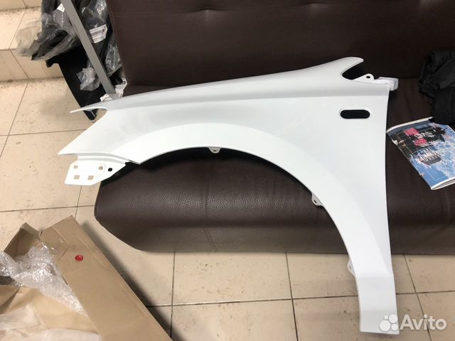 Volkswagen polo крыло цвет белый