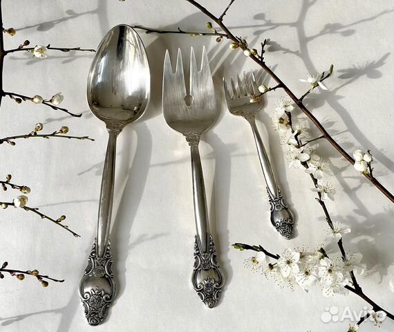 Столовые приборы Троянда Мельхиор