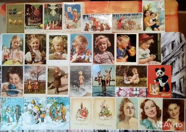 Открытки чистые СССР, гдр (коллекция)