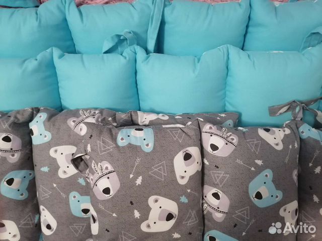 Бортики, одеялко, простынь(новые)