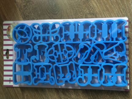 Буквы для печенья