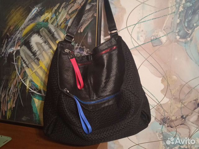 Сумка / мешок натуральная кожа новая Турция