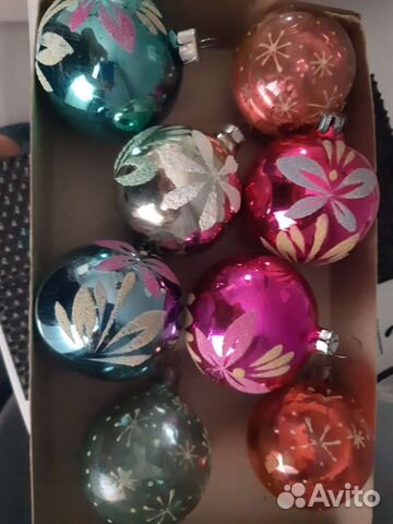 Елочные игрушки СССР шары